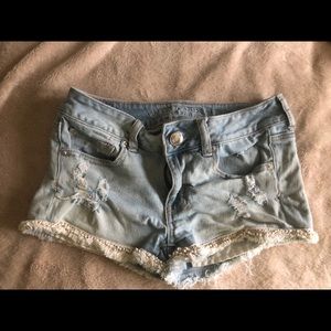 American Eagle designed jean shorts